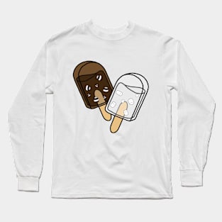 marshmallow and nutella ice cream Long Sleeve T-Shirt